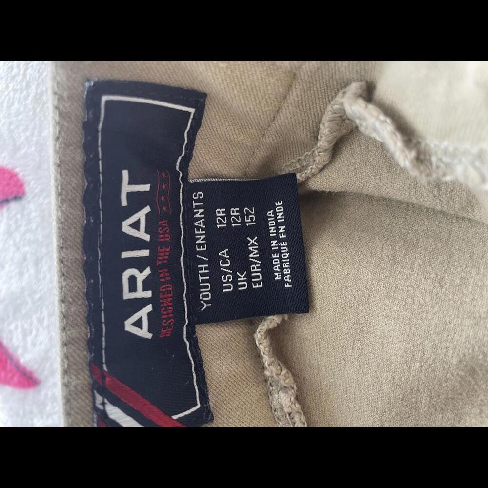 Equestrian riding show pants - girls size 12 R (run small) - Picture 8 of 8
